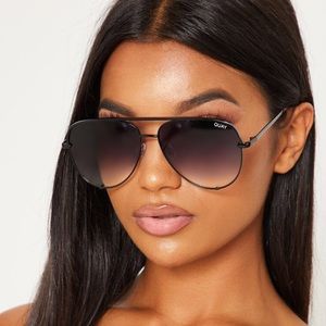 Quay Australia Accessories - Desi Perkins Quay High Key Sunglasses Black Fade Quay Australia Accessories - Desi Perkins Quay High Key Sunglasses Black Fade